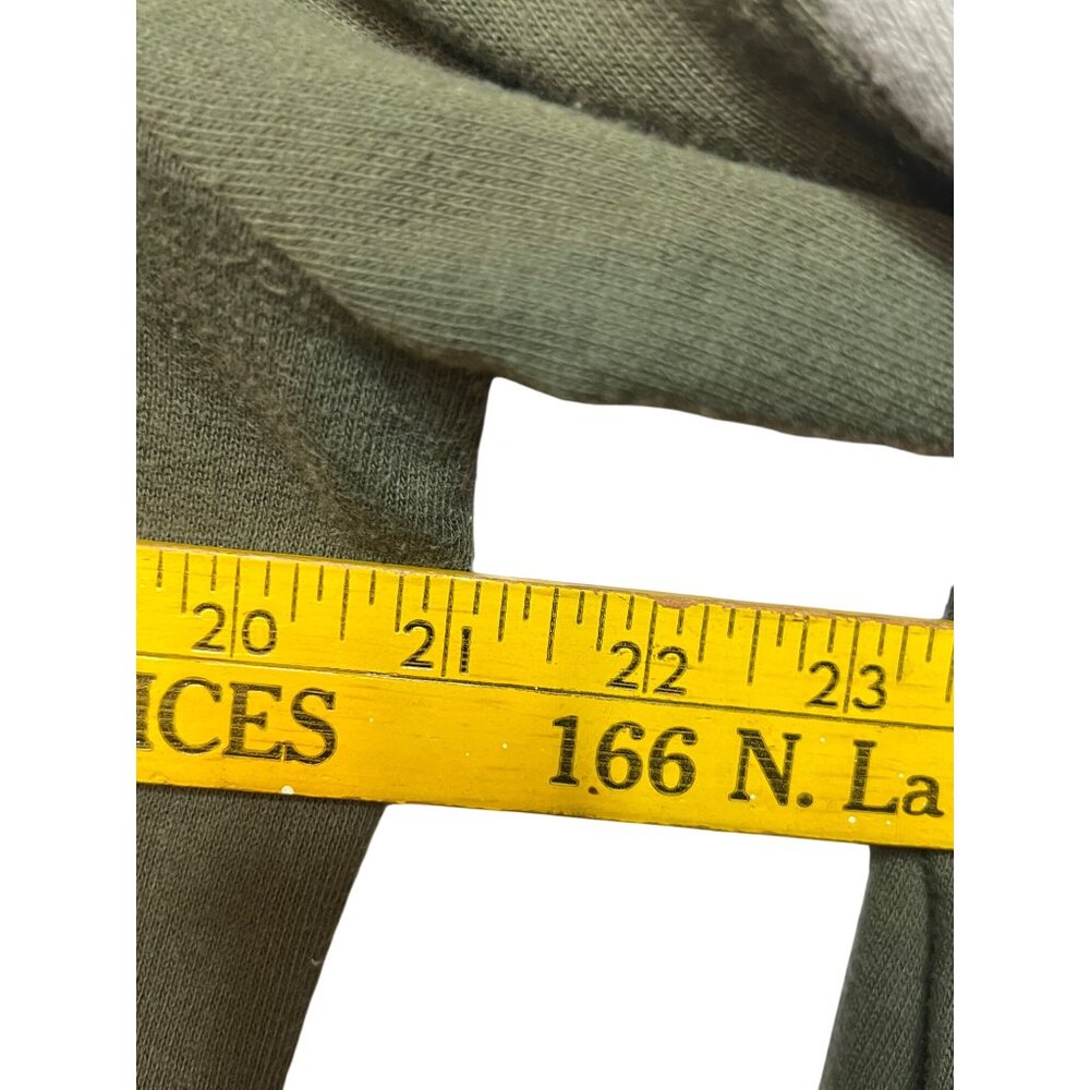 Tek Gear Dry Tek Olive Green & Gray Men's Hoodie Sweatshirt S Outdoors Hiking - Picture 9 of 11